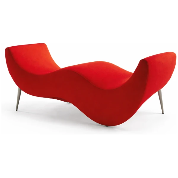 Banco original de madera maciza Inside color rojo Horeca