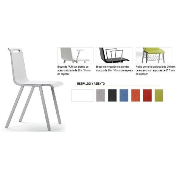 SILLA MIT 4 PATAS CONTRACT. - 1
