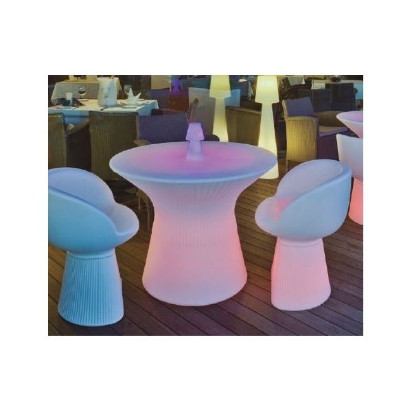 MESA CHICAGO Ø100CM PARA CHILL OUT - 1