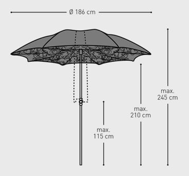 PARASOL CALIMETE