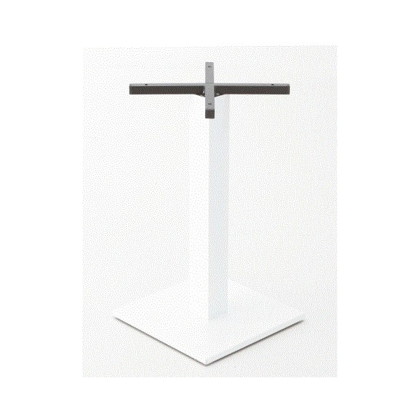 BASE CENTRAL CUADRADA EN ALUMINIO