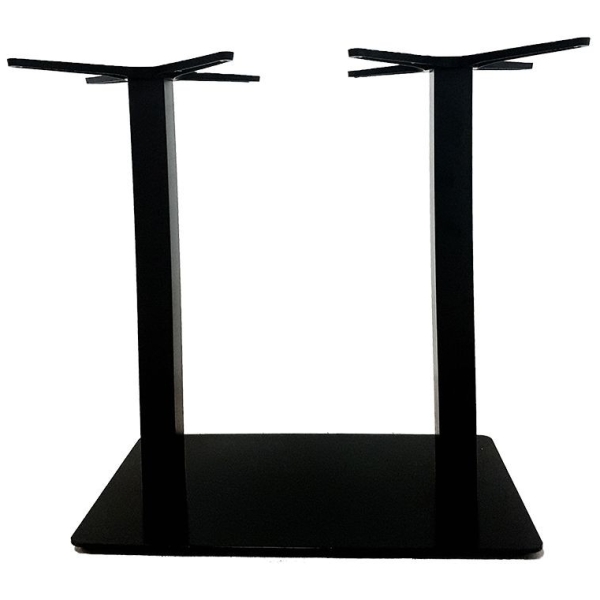 PIE DOBLE DE MESA EN NEGRO - 1