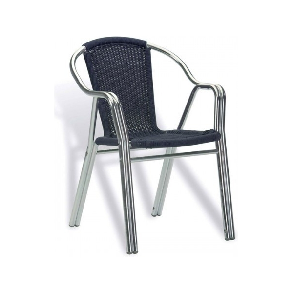 SILLON TRENTO DE DOBLE TUBO DE ALUMINIO.