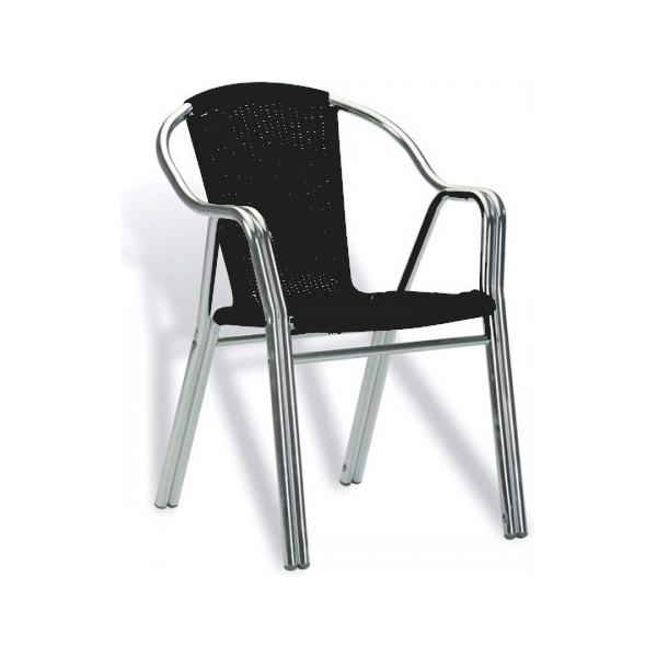 SILLON TRENTO DE DOBLE TUBO DE ALUMINIO.