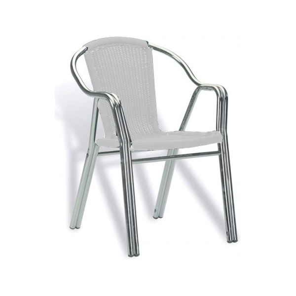 SILLON TRENTO DE DOBLE TUBO DE ALUMINIO.