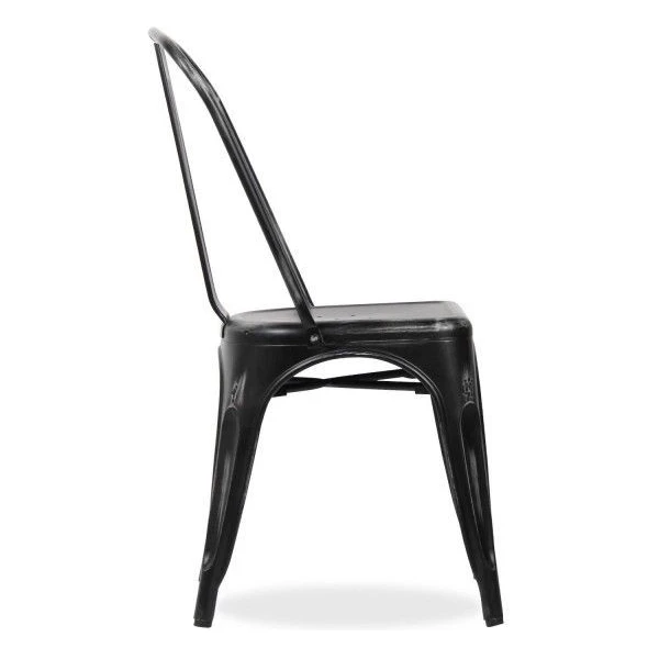 SILLA METAL INDUSTRIAL NEGRO - 1