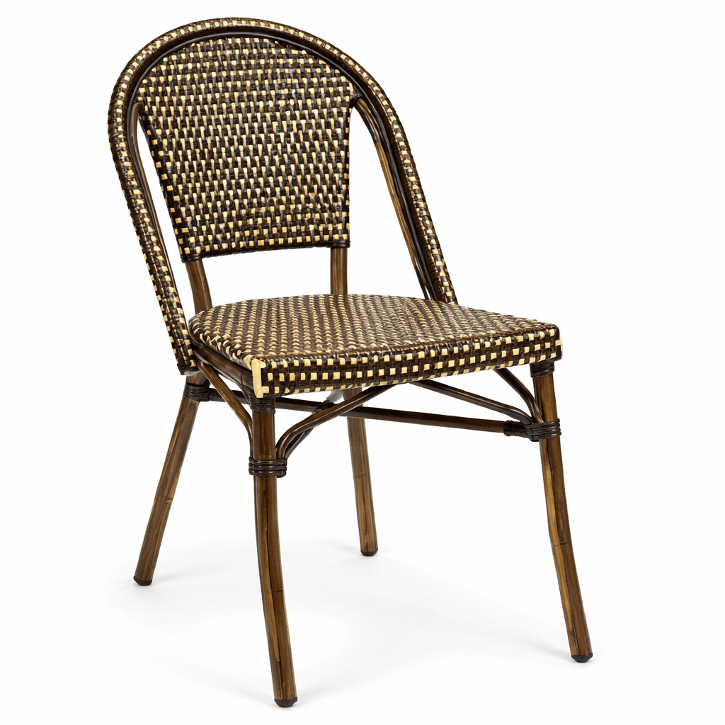 Silla Paris en negro/crema