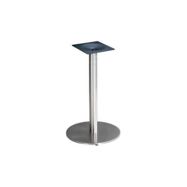 PIE DE MESA ALTO TUBO REDONDOBASE 60Ø
