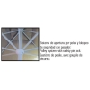PARASOL ALUMINIO 3×3 M.