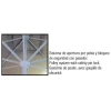 PARASOL ALUMINIO 3×3 M.