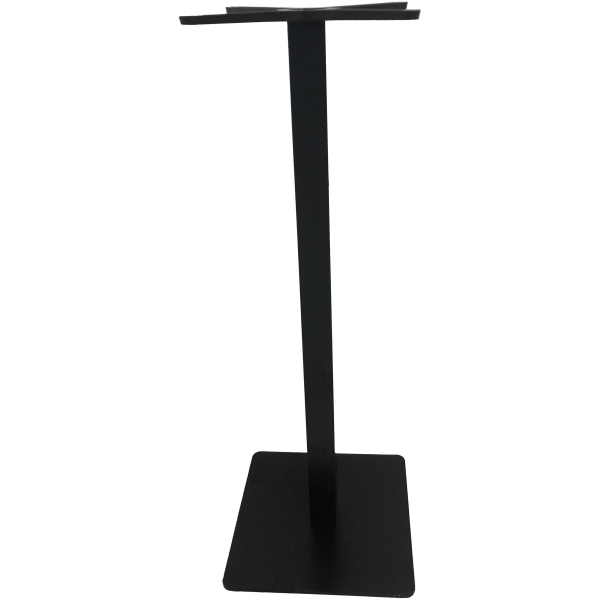 BASE ALTO HIERRO FUNDIDIO NEGRO CUADRADO