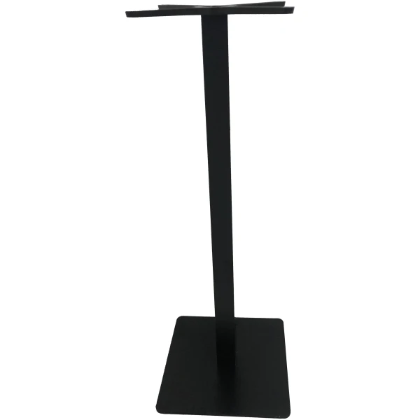 BASE ALTO HIERRO FUNDIDIO NEGRO CUADRADO