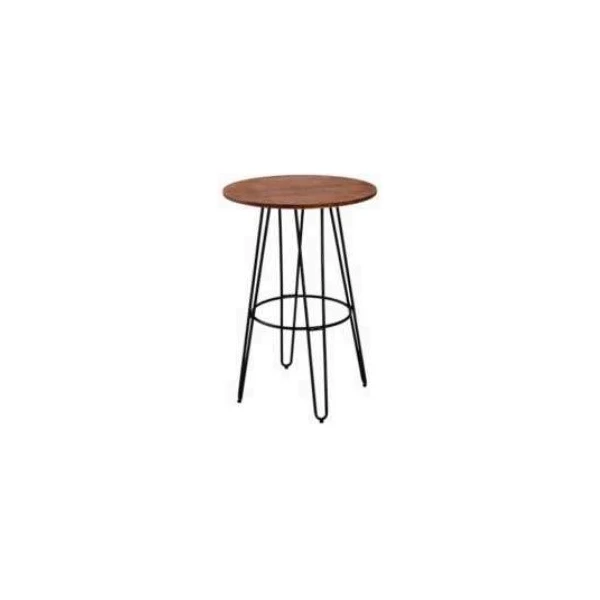 Mesa alta redonda Antik