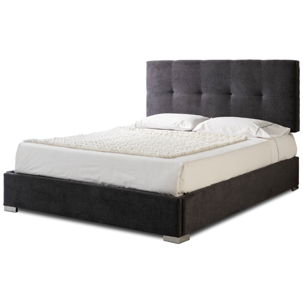 CABECERO TAPIZADO 150 CM SILVIA GRIS - 2