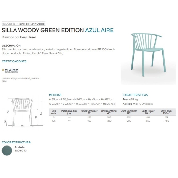 SILLA WOODY RESOL - 9