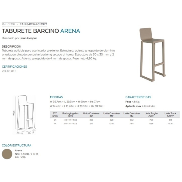 TABURETE BARCINO RESOL - 4