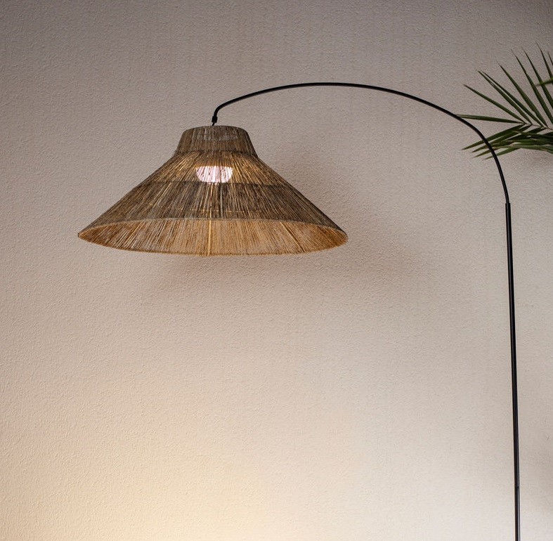 LAMPARA DE PIE DE ARCO SIN CABLES NIZA DE NEW GARDEN - 5