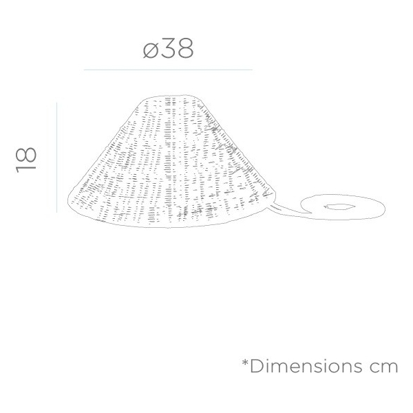 LAMPARA COLGANTE ARCO SIN CABLES - 8