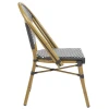 SILLA PARIS MEDULA BLANCO Y NEGRO M1201 - 3