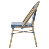SILLA PARIS MEDULA BLANCO Y AZUL M1201 - 1