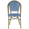SILLA PARIS MEDULA BLANCO Y AZUL M1201 - 4