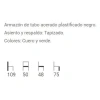 TABURETE 5230 GRIS - 3