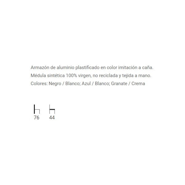 TABURETE PARISINO NEGRO SIN RESPALDO - 2