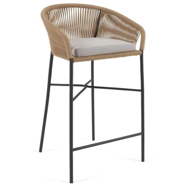 TABURETE BAR CUERDA BEIG JANE - 1