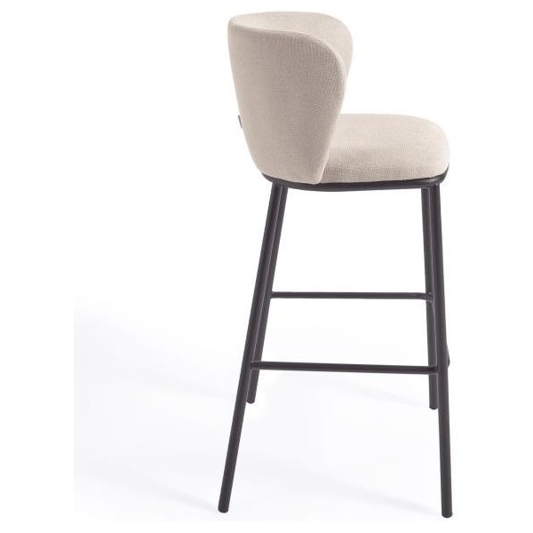TABURETE ALTO TAPIZADO GISELA BEIG - 2