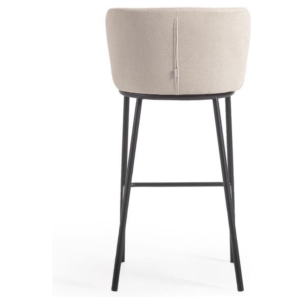 TABURETE ALTO TAPIZADO GISELA BEIG - 4