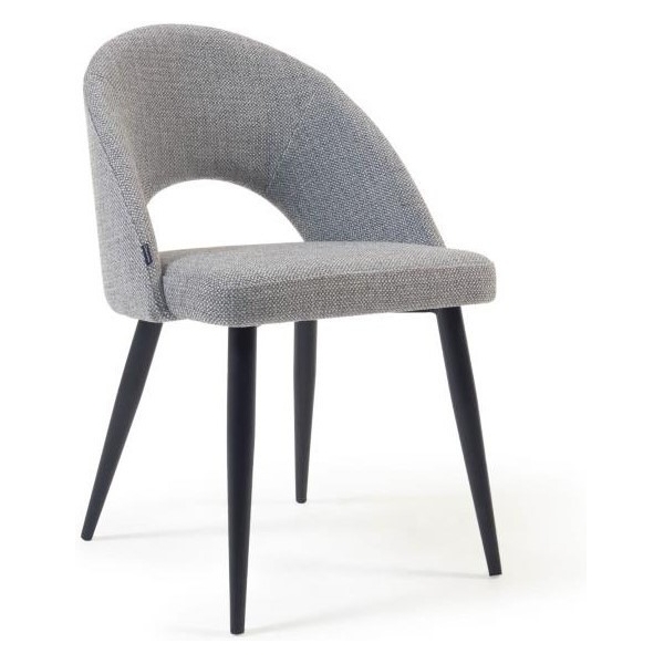 SILLA TAPIZADA MAEL PATA NEGRA - 1