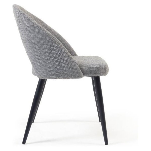 SILLA TAPIZADA MAEL PATA NEGRA - 2