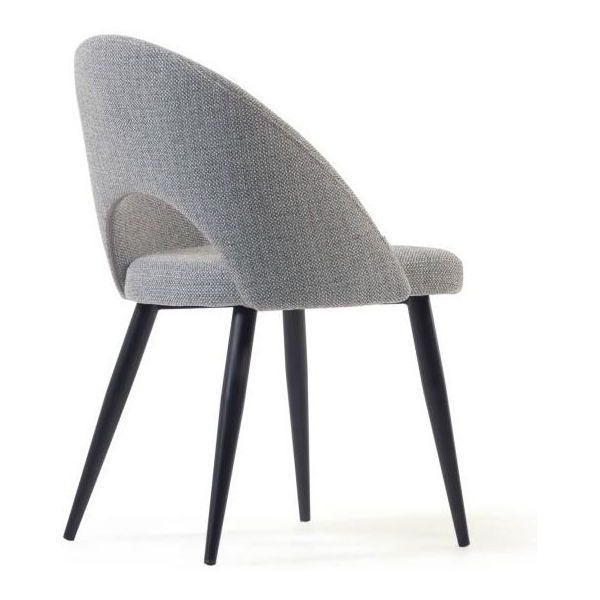 SILLA TAPIZADA MAEL PATA NEGRA - 3