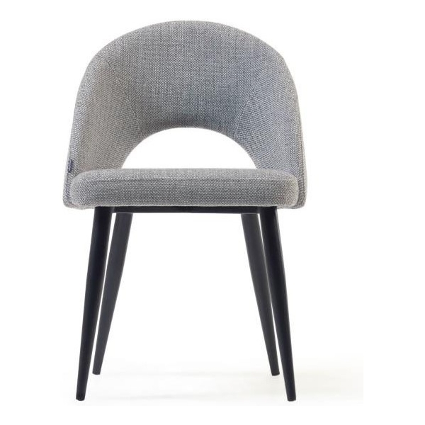 SILLA TAPIZADA MAEL PATA NEGRA - 4