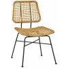 Silla M1221 tubo acerado negro médula sintética