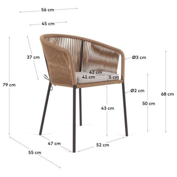 SILLA JENNY CORAL EXTERIOR - 4