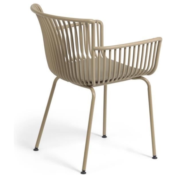SILLA RUMBA BEIGE EXTERIOR - 3