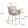 SILLA RUMBA BEIGE EXTERIOR - 4