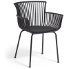 SILLA RUMBA NEGRO EXTERIOR - 1