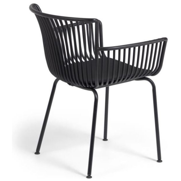 SILLA RUMBA NEGRO EXTERIOR - 3