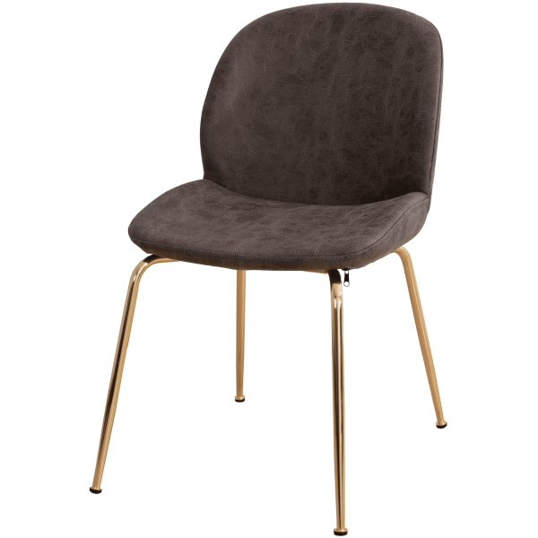 SILLA ARTDECO ORO-AZUL DE ALMAR GARDEN - 6