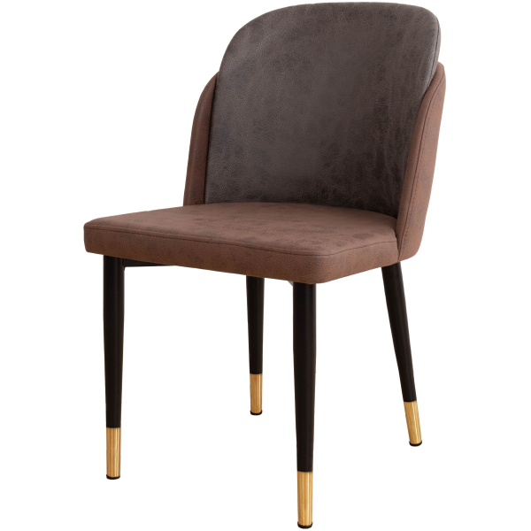 SILLA BERGEN MARRÓN GRIS DE ALMAR GARDEN - 1