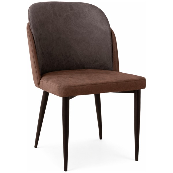 Silla BERGEN color marrón y gris para Horeca