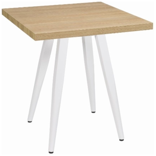 MESA CUADRADA SANGHAI EN ACERO Y MELAMINA DE INTURMOBLE - 1