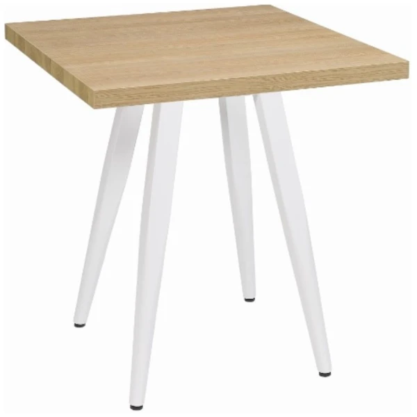 MESA CUADRADA SANGHAI EN ACERO Y MELAMINA DE INTURMOBLE - 1