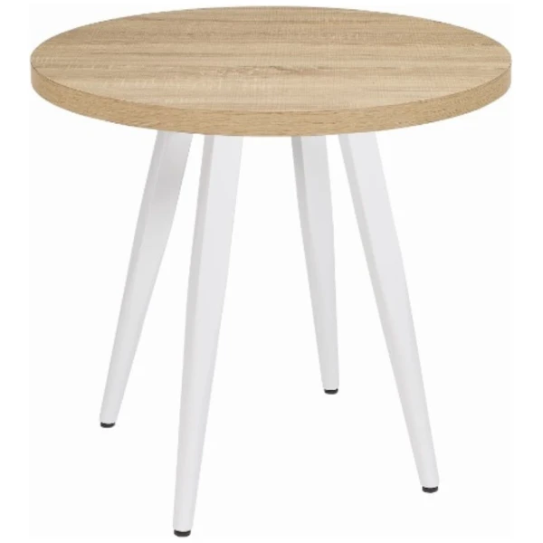 MESA REDONDA SANGHAI EN ACERO Y MELAMINA DE INTURMOBLE - 1