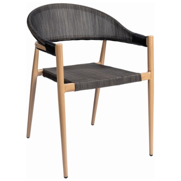 copy of SILLÓN OSAKA EN ALUMINIO Y TEXTILINE LATTE DE INTURMOBLE - 1