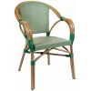 copy of SILLÓN BIARRITZ EN ALUMINIO Y TEXTILINE VERDE Y CREMA DE INTURMOBLE - 1