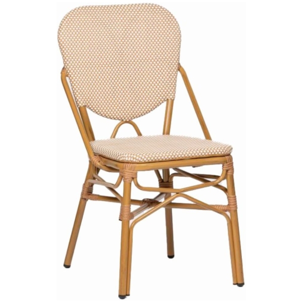 copy of SILLA PALAIS EN ALUMINIO Y TEXTILINE LATTE DE INTURMOBLE - 1