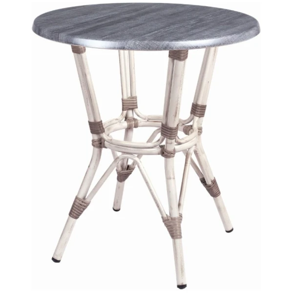 MESA REDONDA MARTINICA EN ALUMINIO Y WERZALITH DE INTURMOBLE - 1